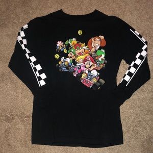 Mens Long Sleeve Mariokart Shirt